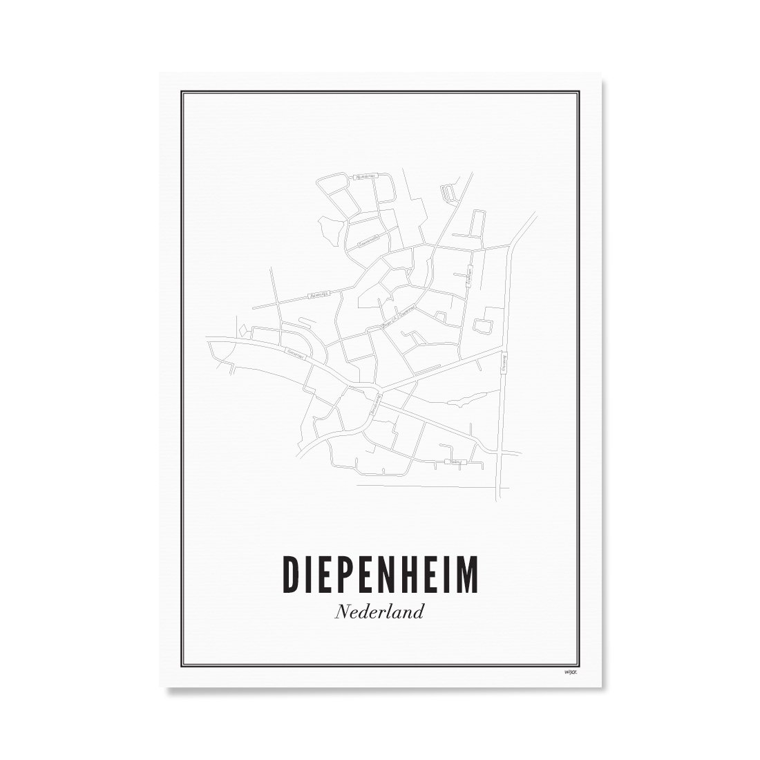 Poster of Diepenheim - City | WIJCK.