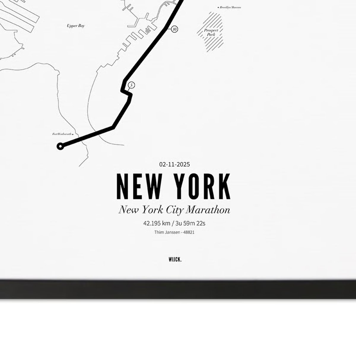 Poster Marathon New York 2025 | WIJCK.