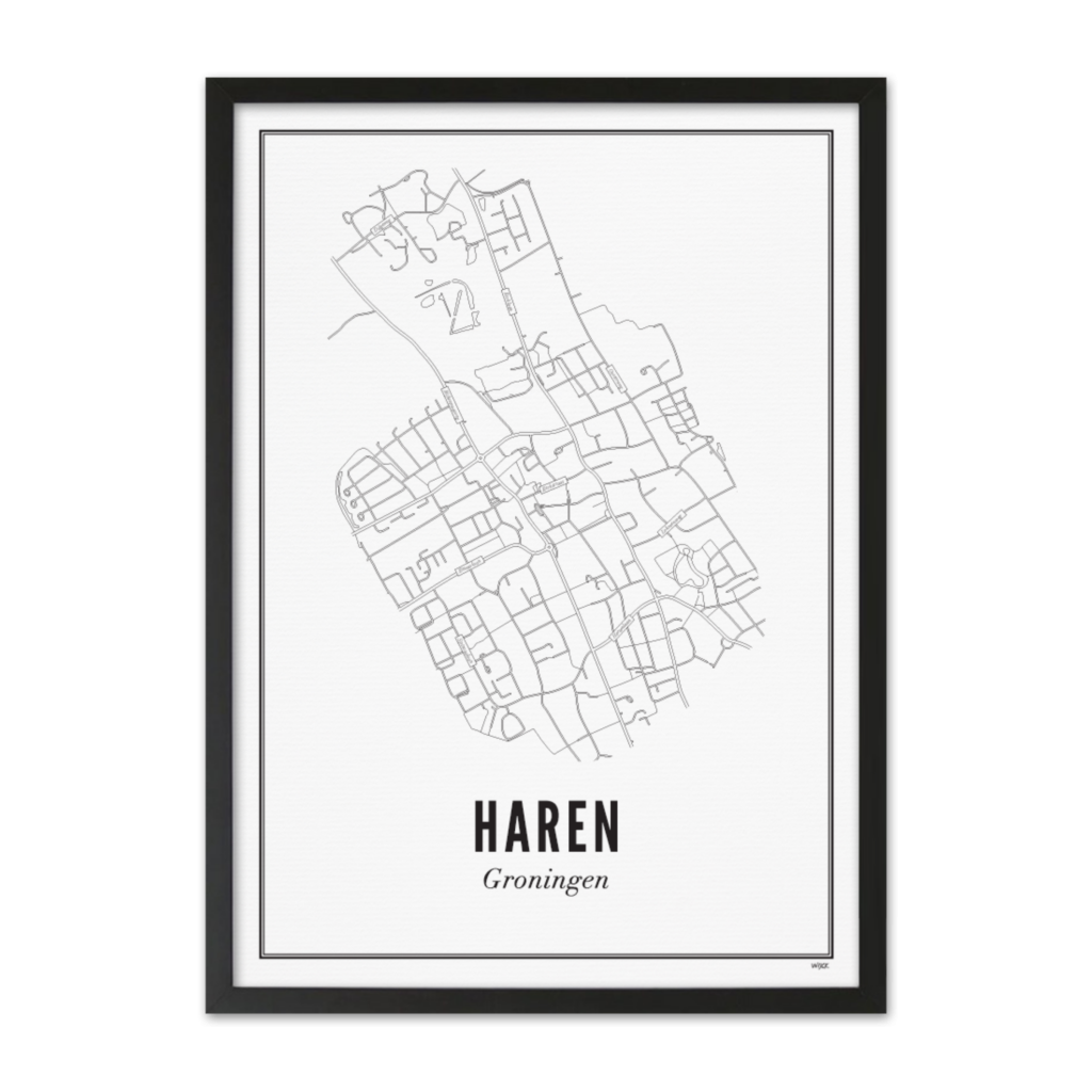 Affiches de Groningen - Haren | WIJCK.