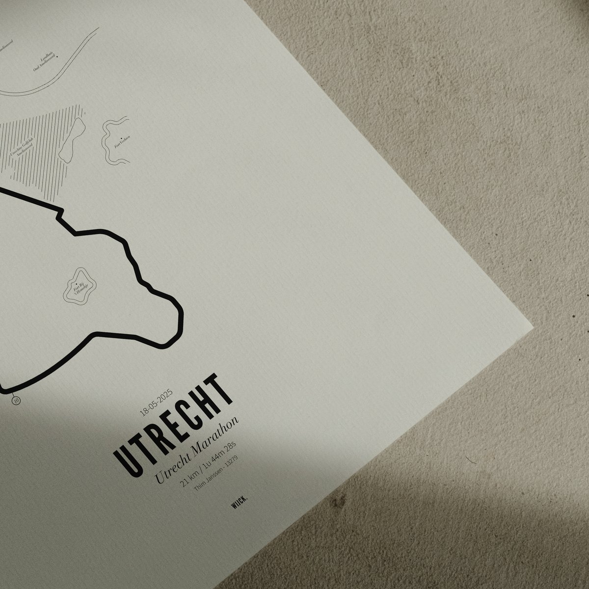 Affiches de Semi-marathon Utrecht 2025 | WIJCK.