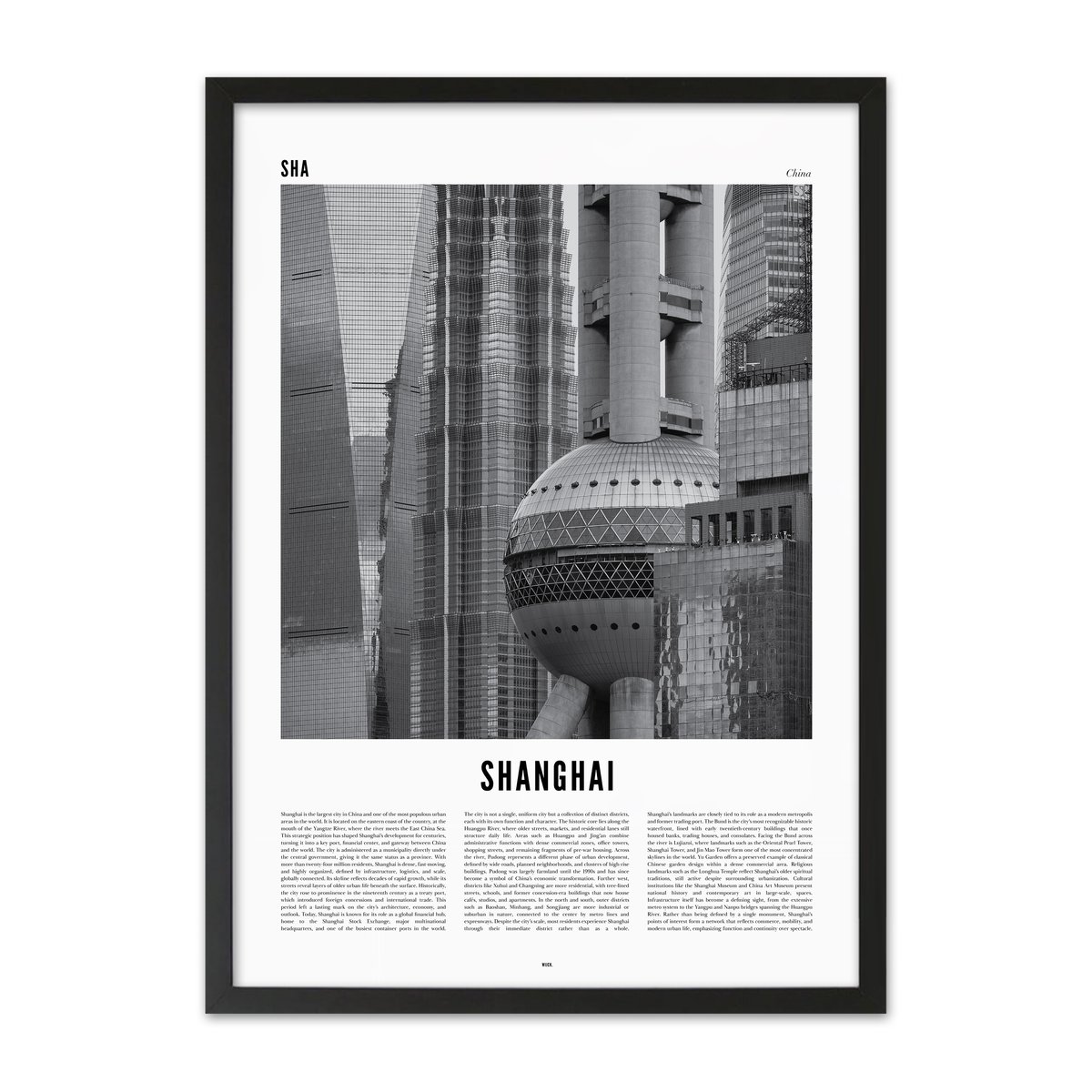 Poster of Shanghai | WIJCK.