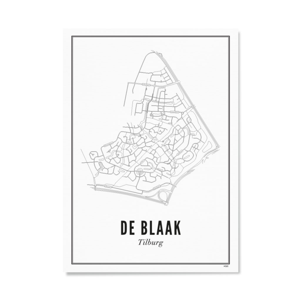Poster von Tilburg - De Blaak | WIJCK.