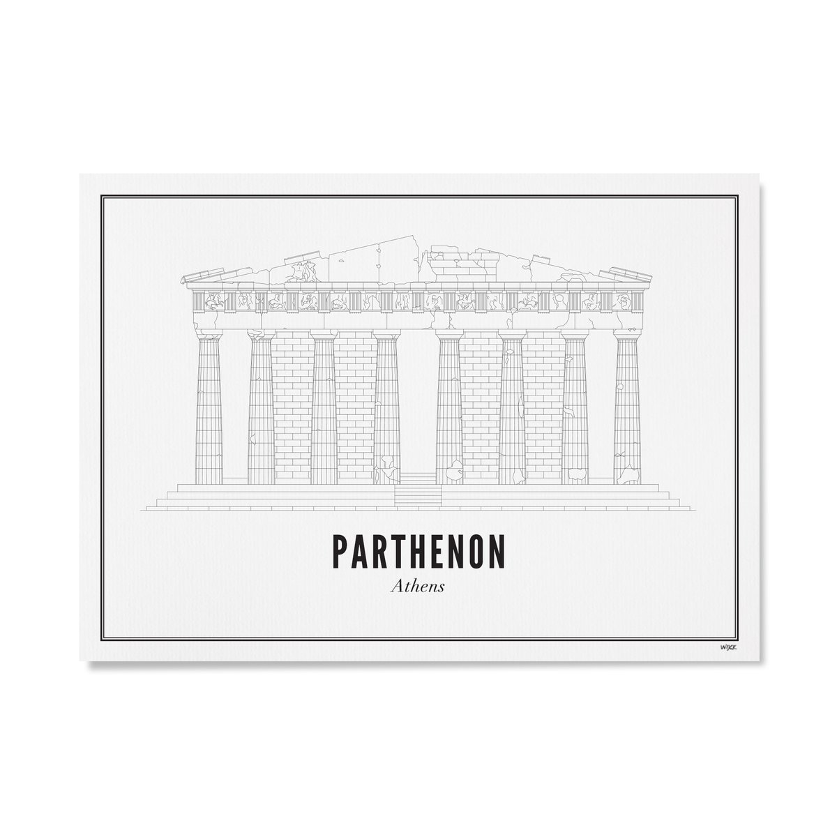 Affiches de Athenes - Parthenon | WIJCK.