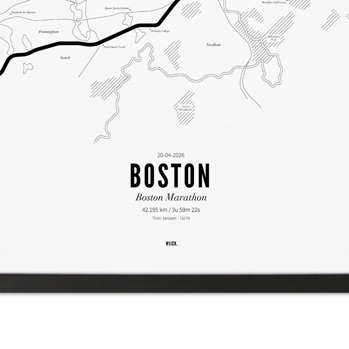 Affiches de Marathon Boston 2026 | WIJCK.