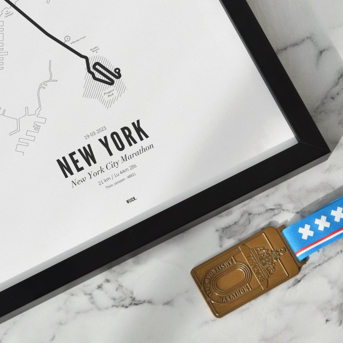 Poster Halve Marathon New York 2024 | WIJCK.