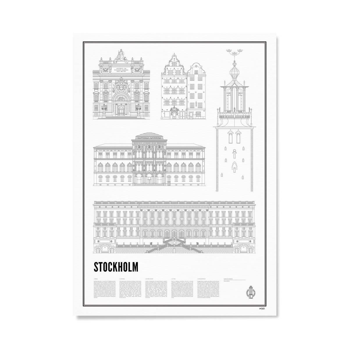Affiches de Iconics of Stockholm | WIJCK.