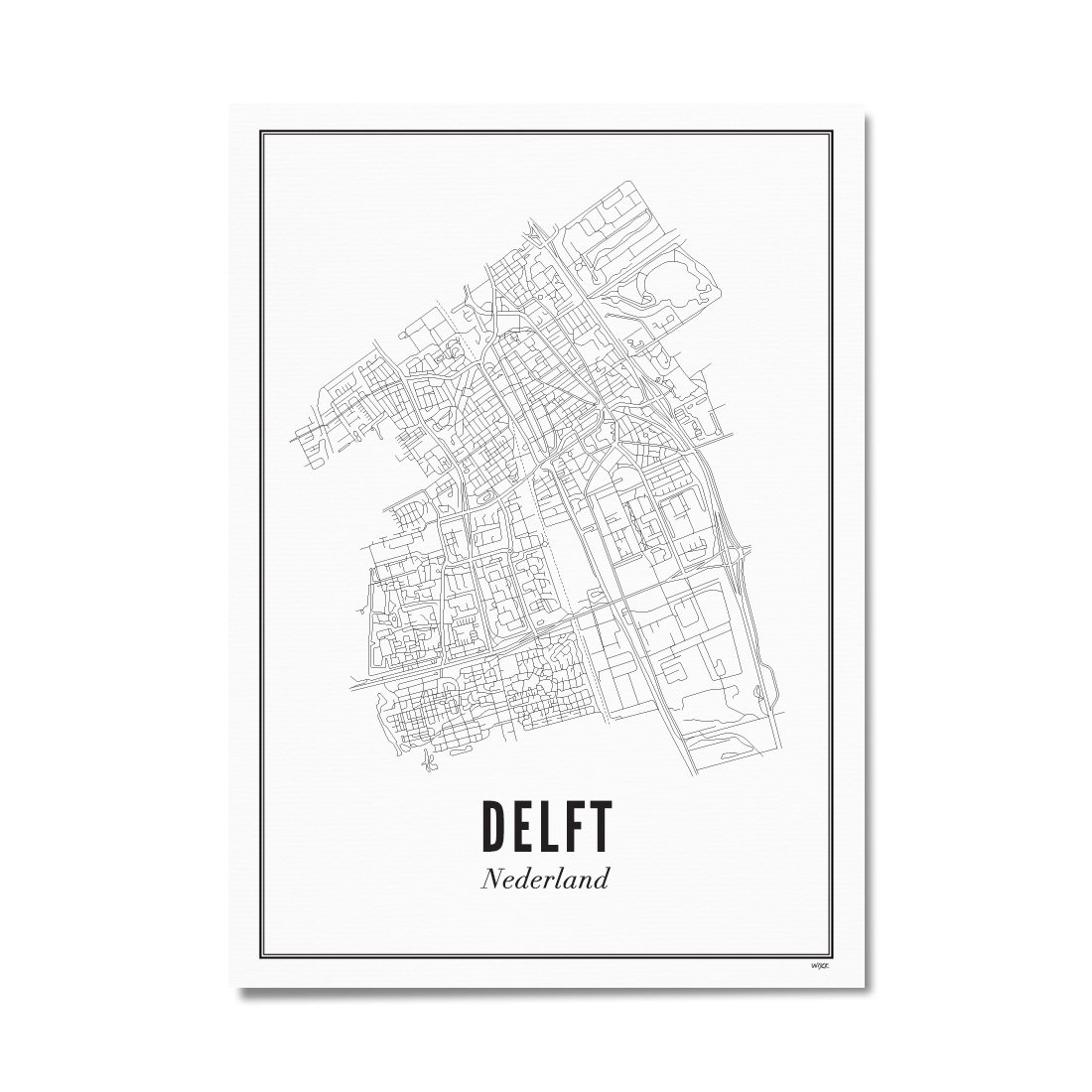 Poster of Delft - City | WIJCK.