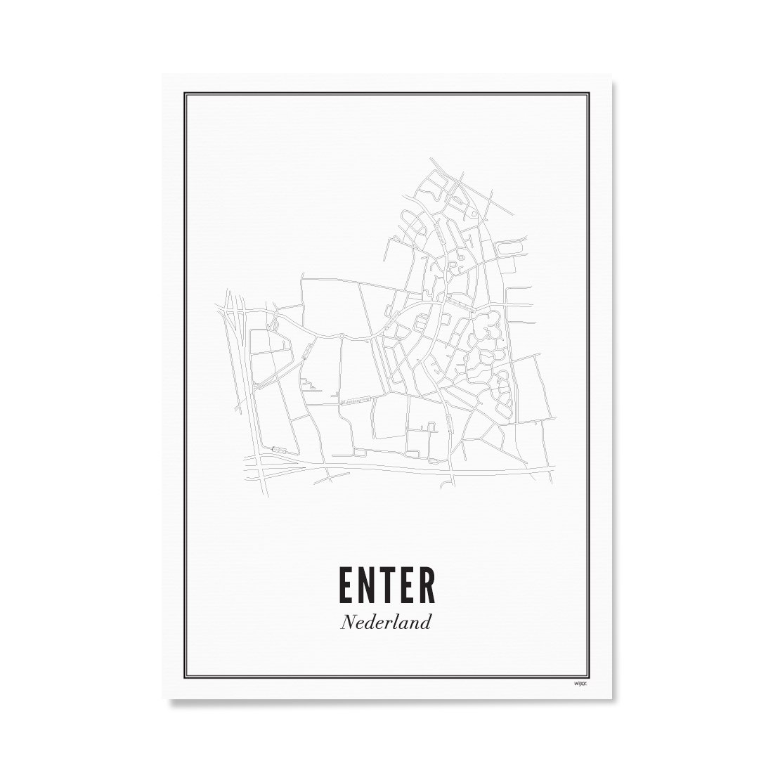 Poster von Enter - Stadt | WIJCK.