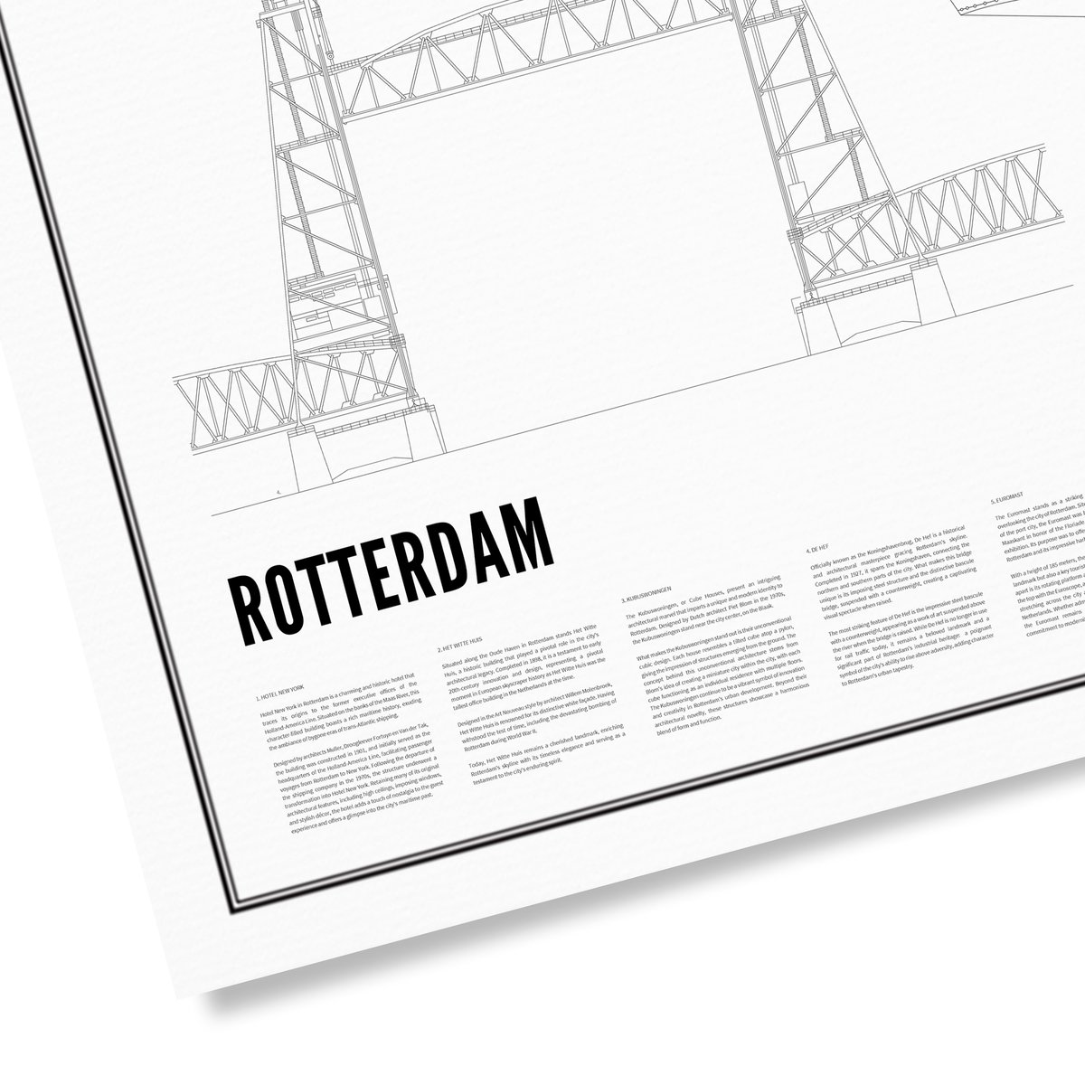 Poster of Iconics of Rotterdam | WIJCK.