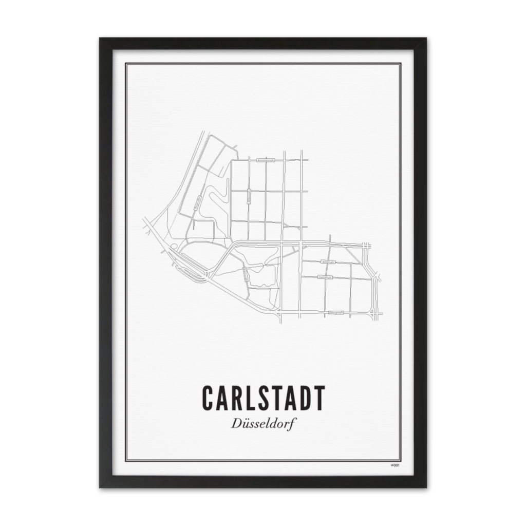 Poster of Düsseldorf - Carlstadt | WIJCK.