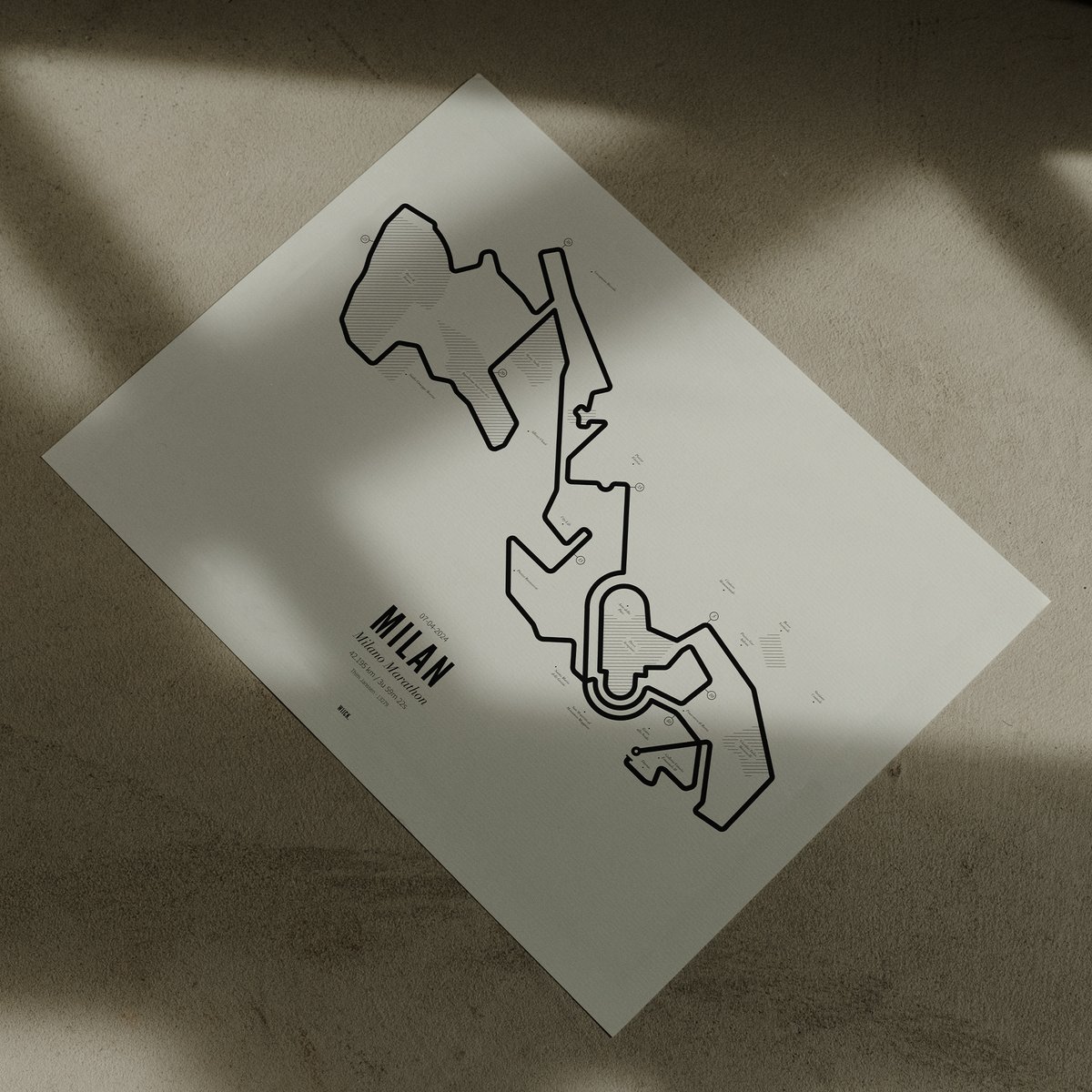 Poster of Marathon Milan 2024 | WIJCK.