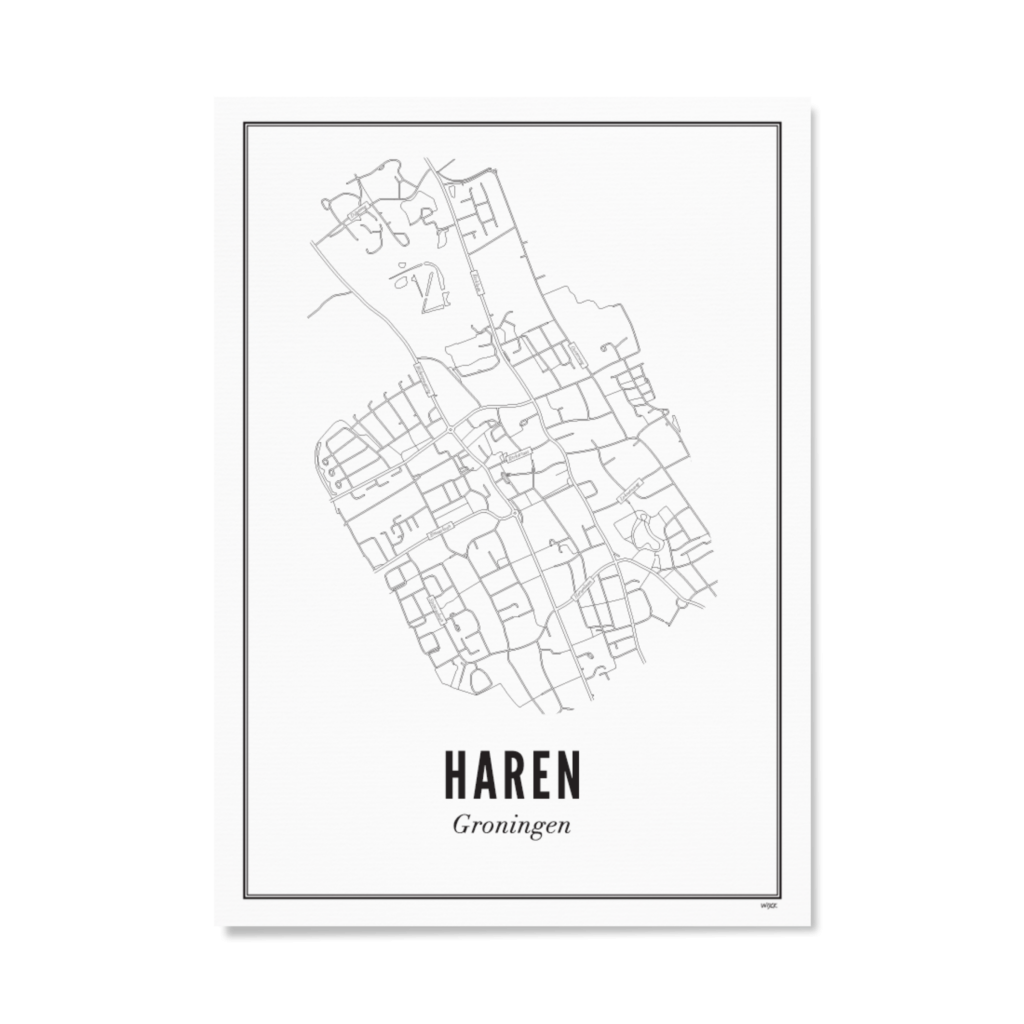 Affiches de Groningen - Haren | WIJCK.