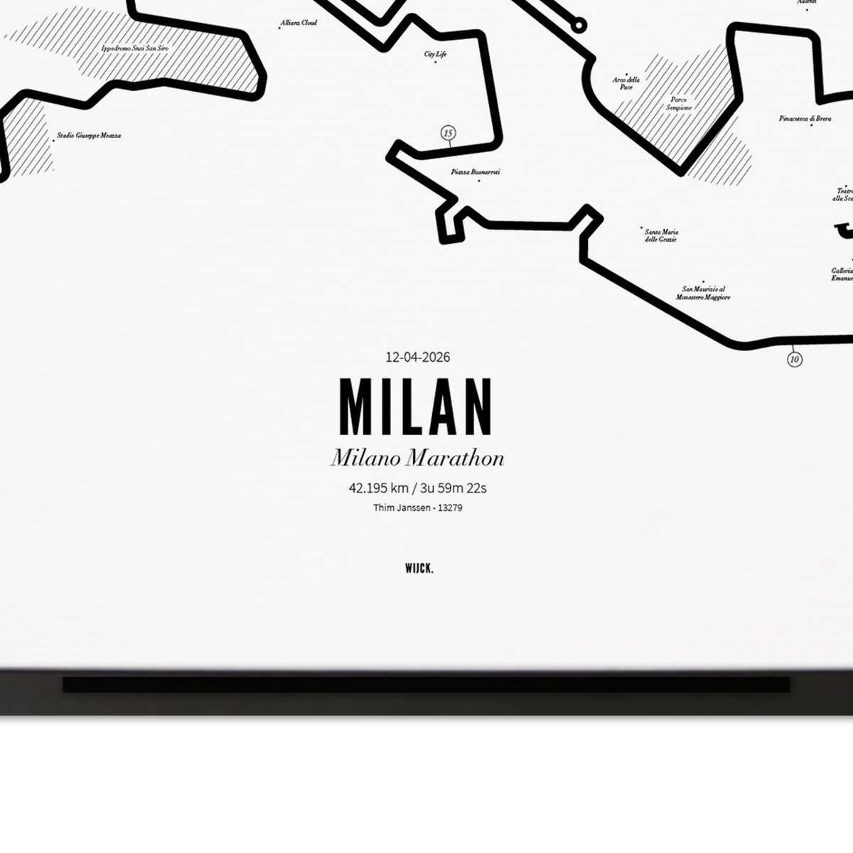 Poster van Marathon Milan 2026 | WIJCK. 