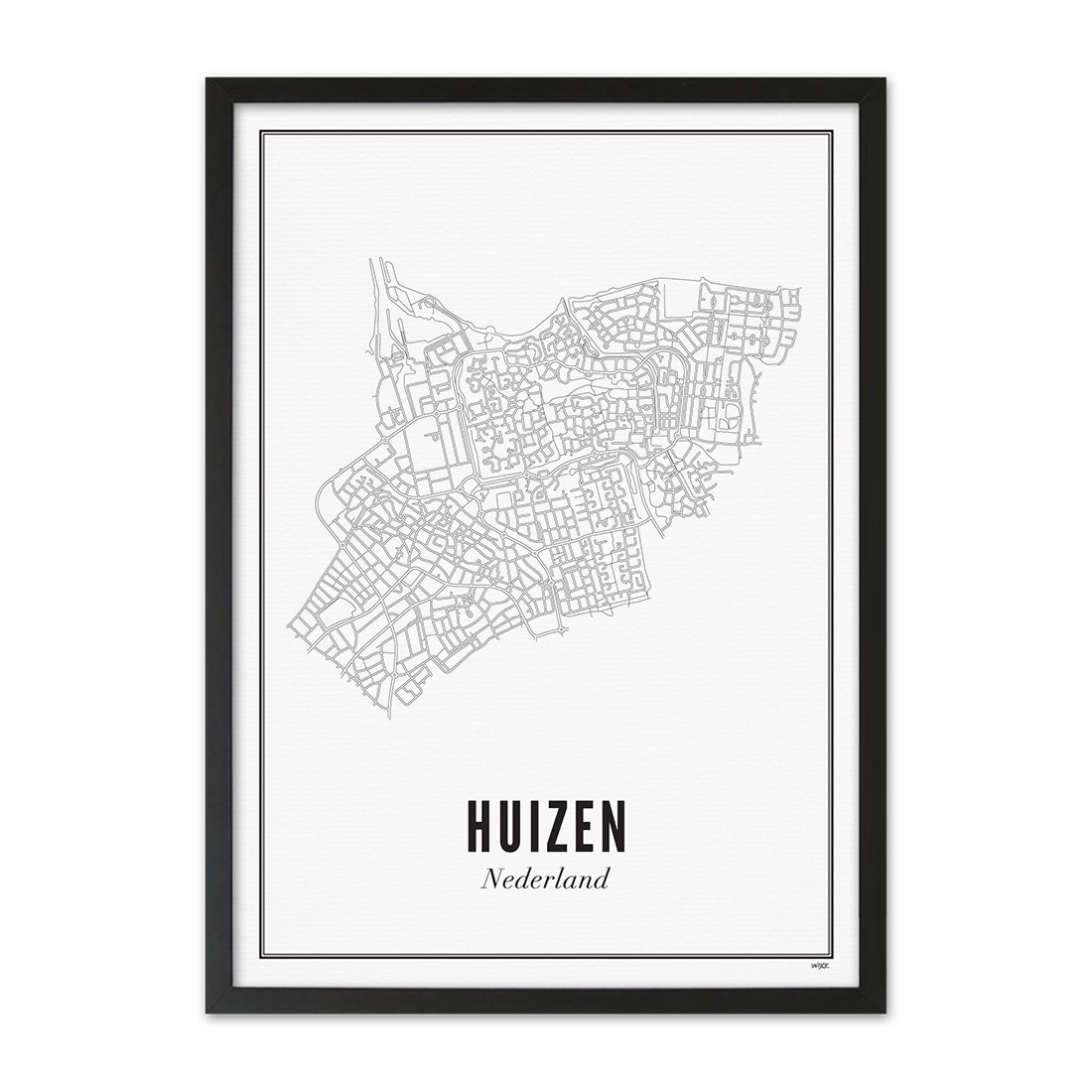 Poster van Huizen - Stad | WIJCK. 