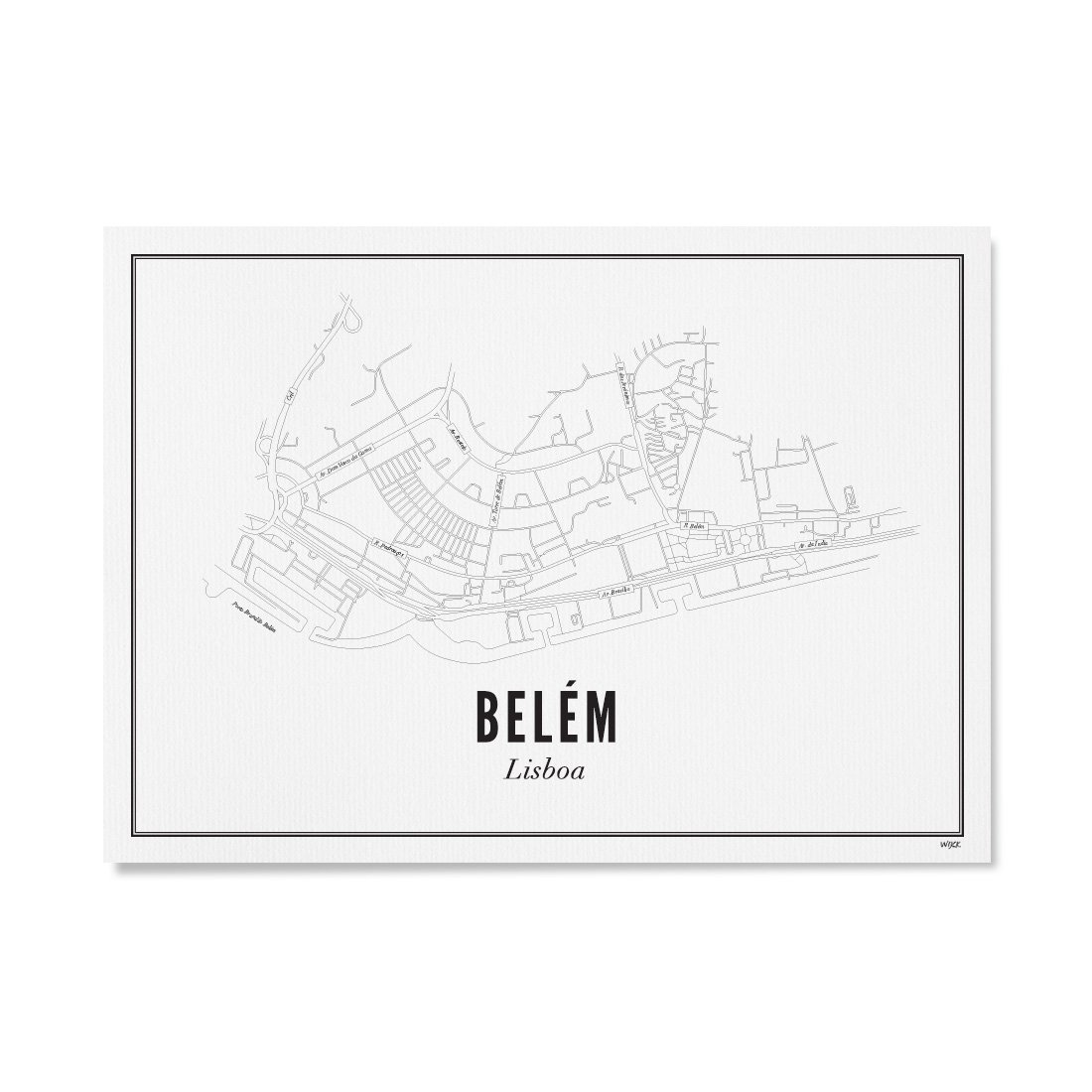 Poster van Leeuwarden - Huizum | WIJCK. 