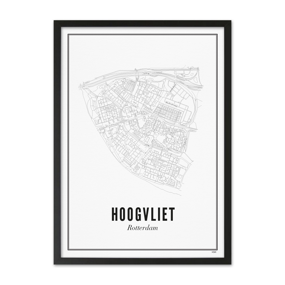 Affiches de Rotterdam - Hoogvliet | WIJCK.