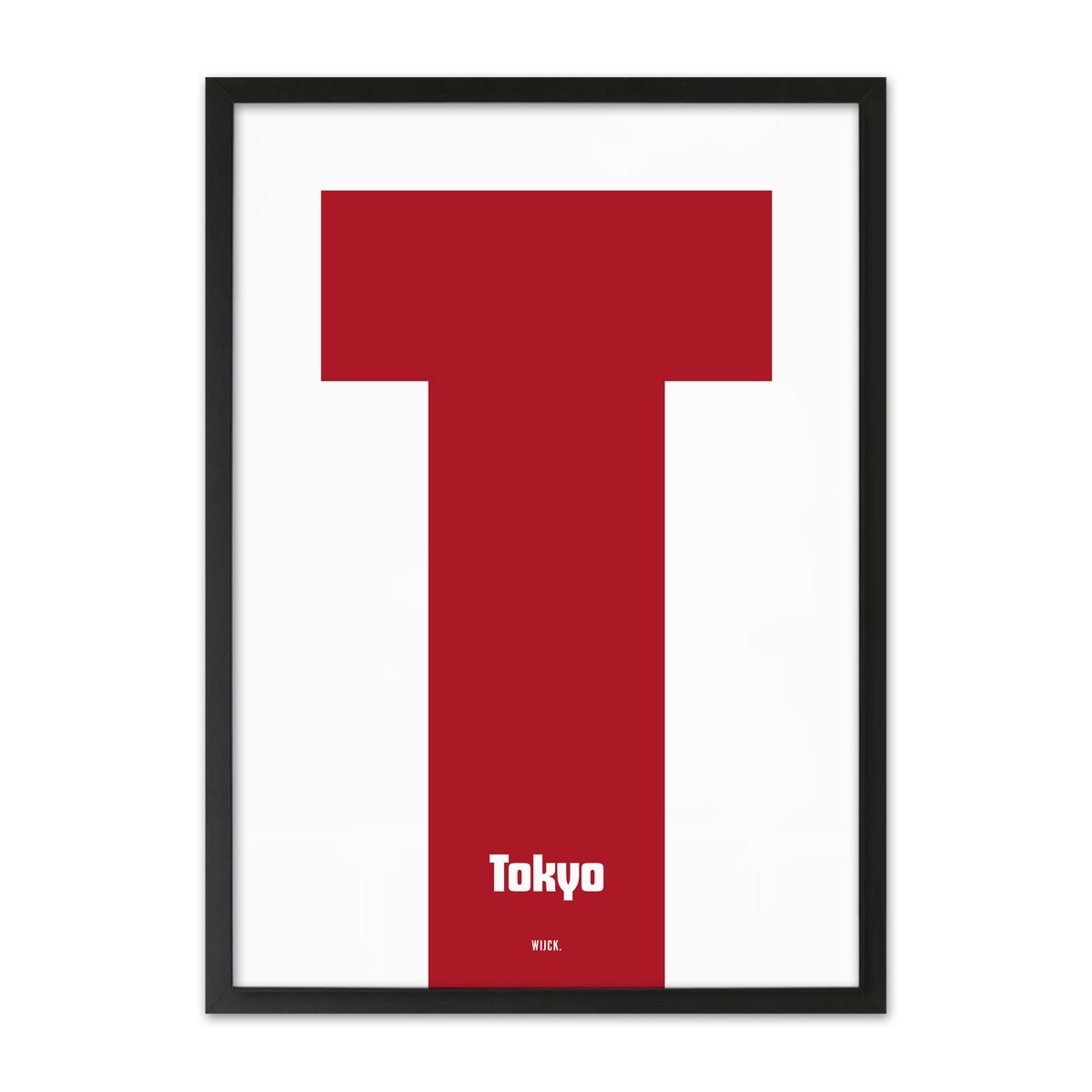 Poster von T von Tokyo | WIJCK.