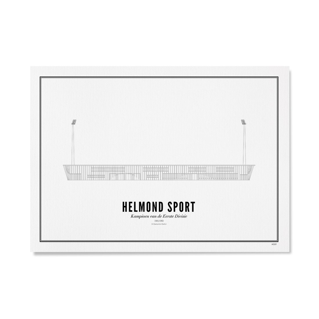 Poster of GS Staalwerken Stadion | WIJCK.