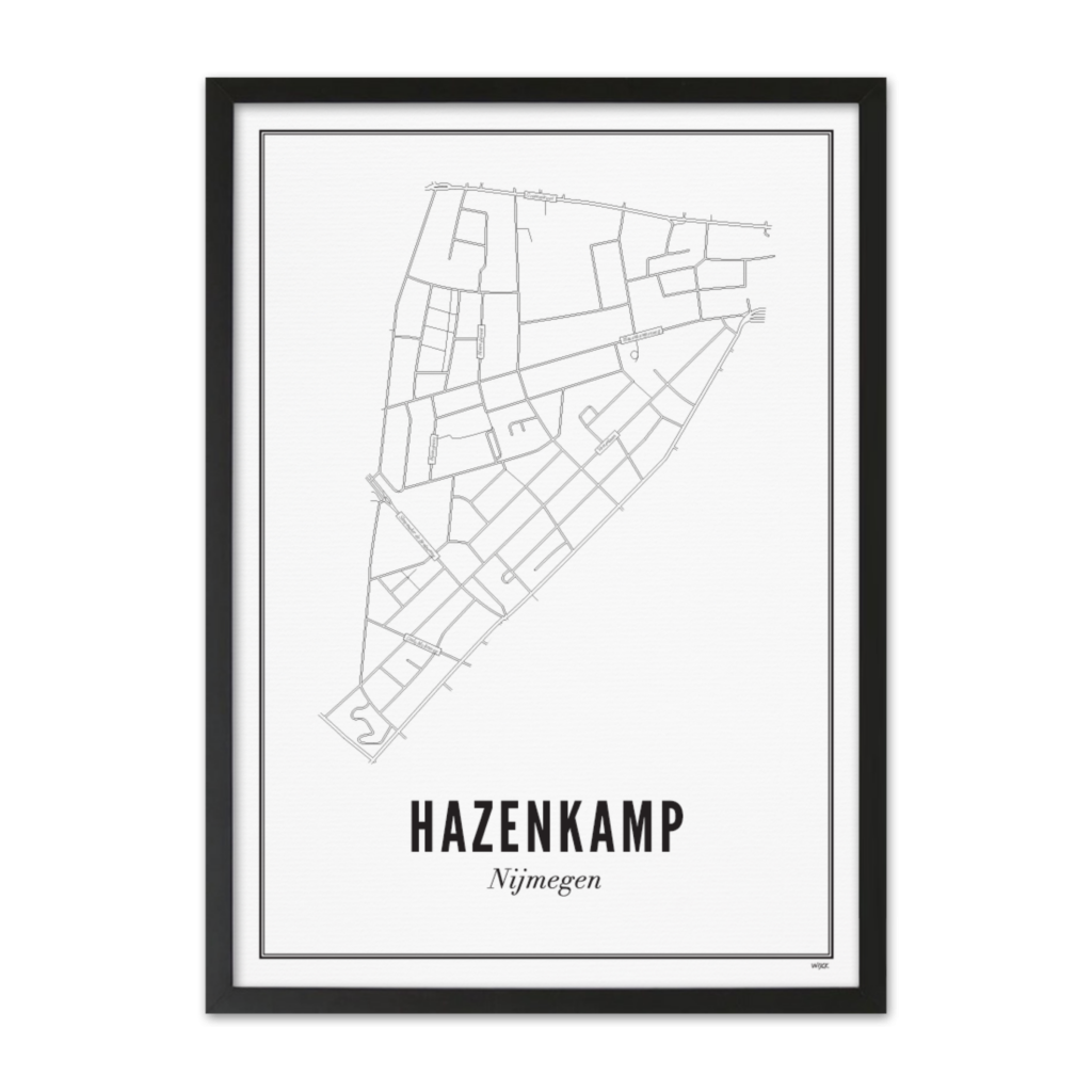 Poster van Nijmegen - Hazenkamp | WIJCK. 
