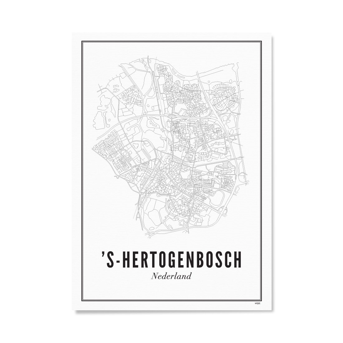 Poster of 's Hertogenbosch - City | WIJCK.