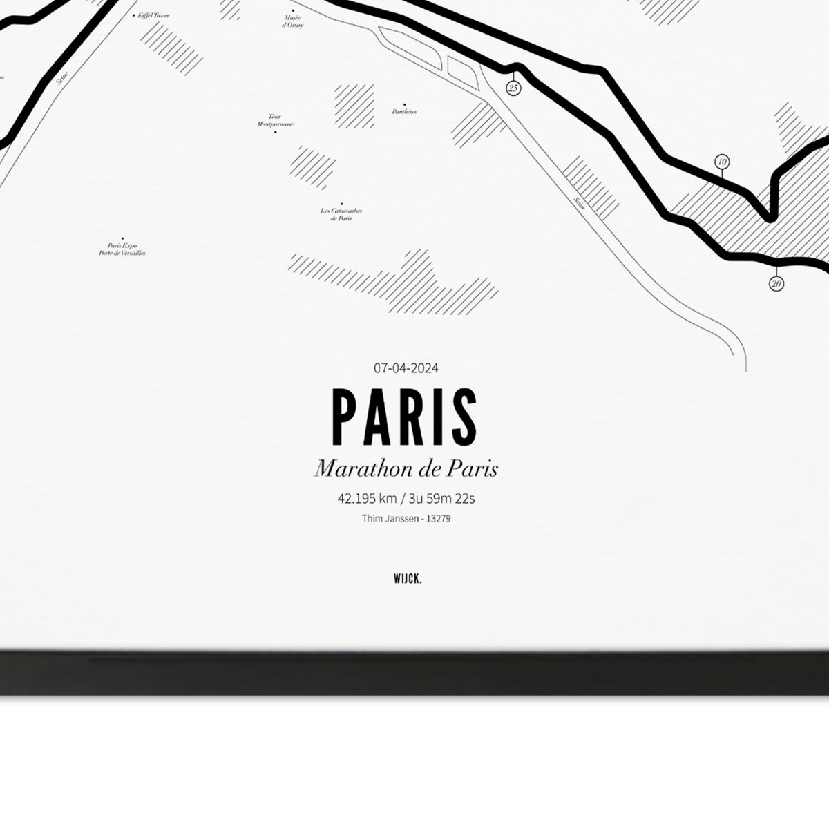 Poster van Marathon Paris 2024 | WIJCK. 