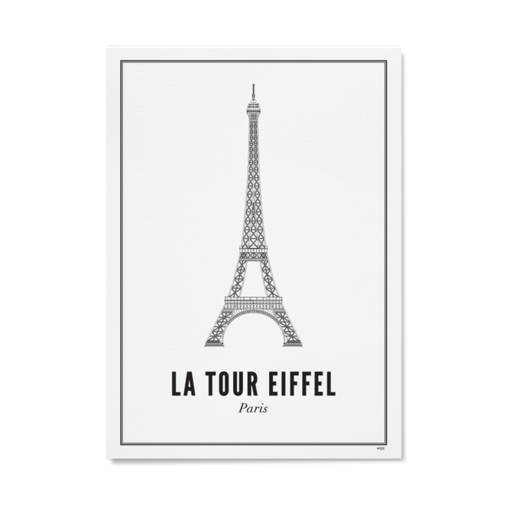 Affiches de Paris - Eiffel Tower | WIJCK.