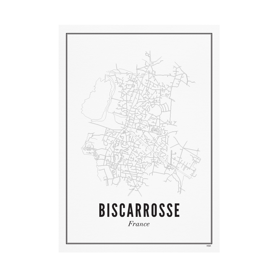 Poster of Biscarrosse - City | WIJCK.