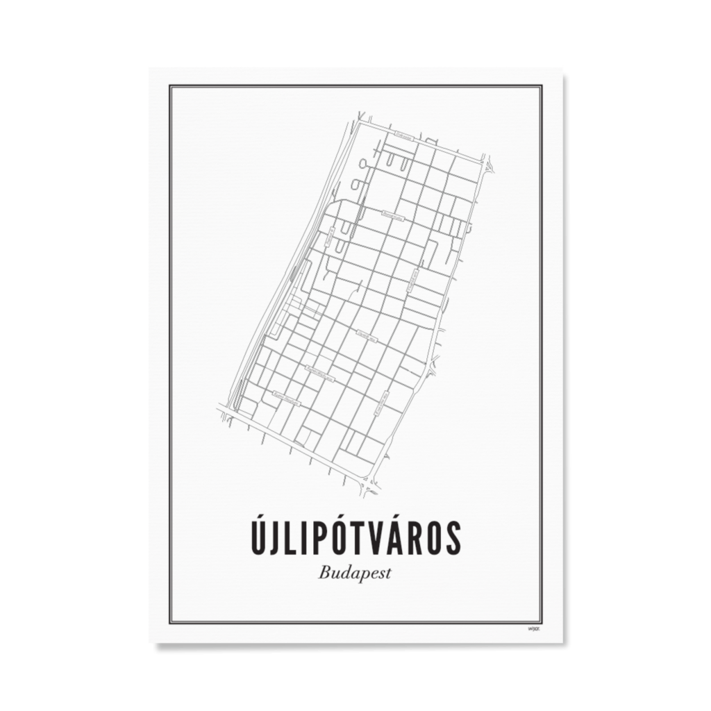 Affiches de Budapest - Újlipótváros | WIJCK.