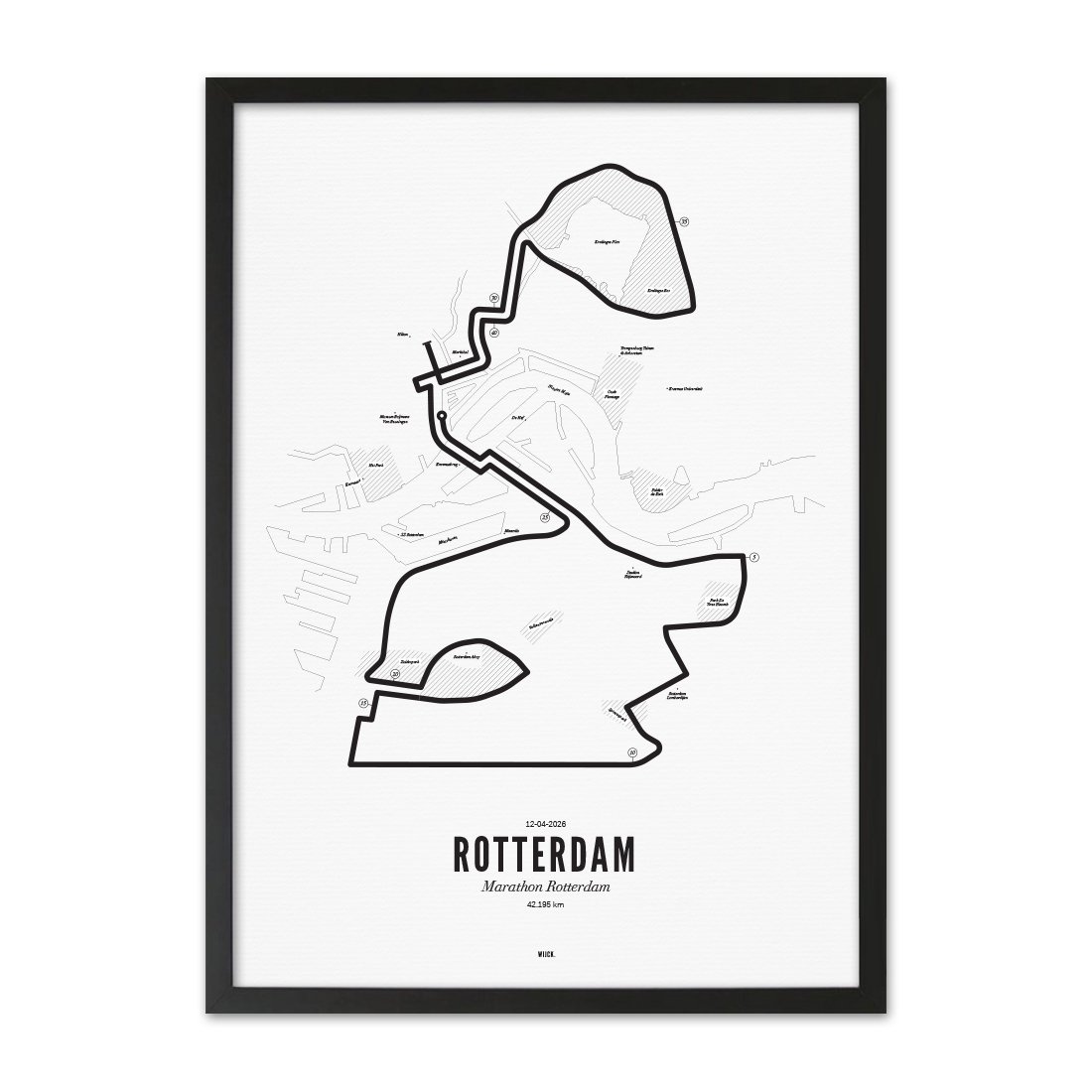 Poster of Marathon Rotterdam 2026 | WIJCK.