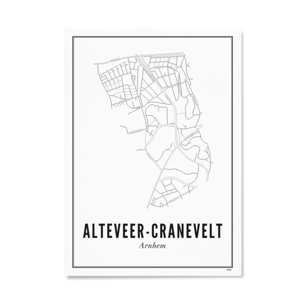 Poster von Arnhem - Alteveer en Craneveld | WIJCK.