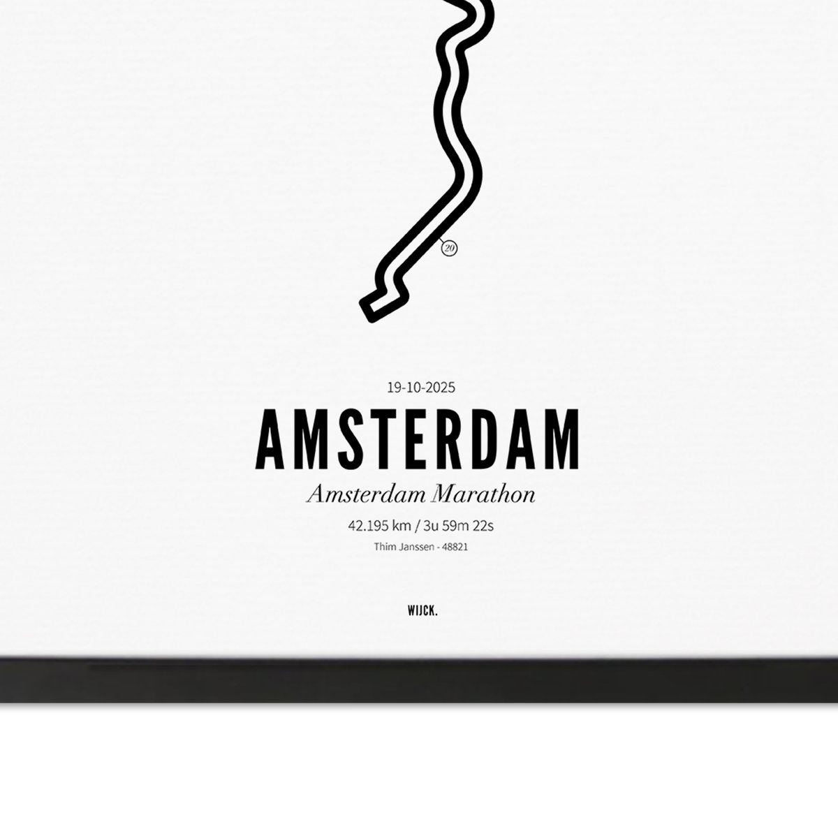 Affiches de Marathon Amsterdam 2025 | WIJCK.