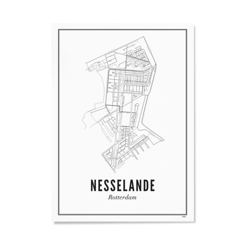 Poster van Rotterdam - Nesselande | WIJCK. 