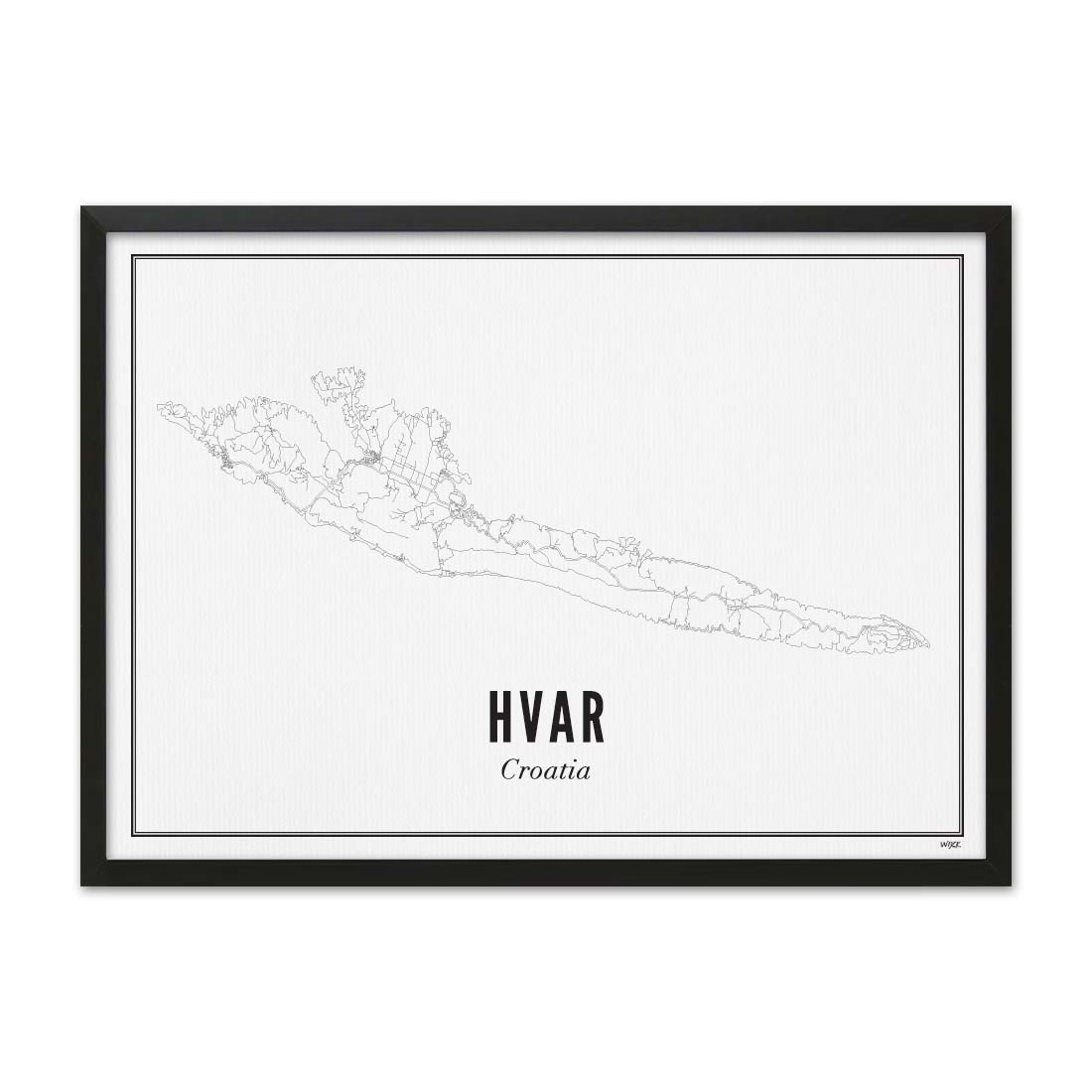 Poster van Hvar | WIJCK. 