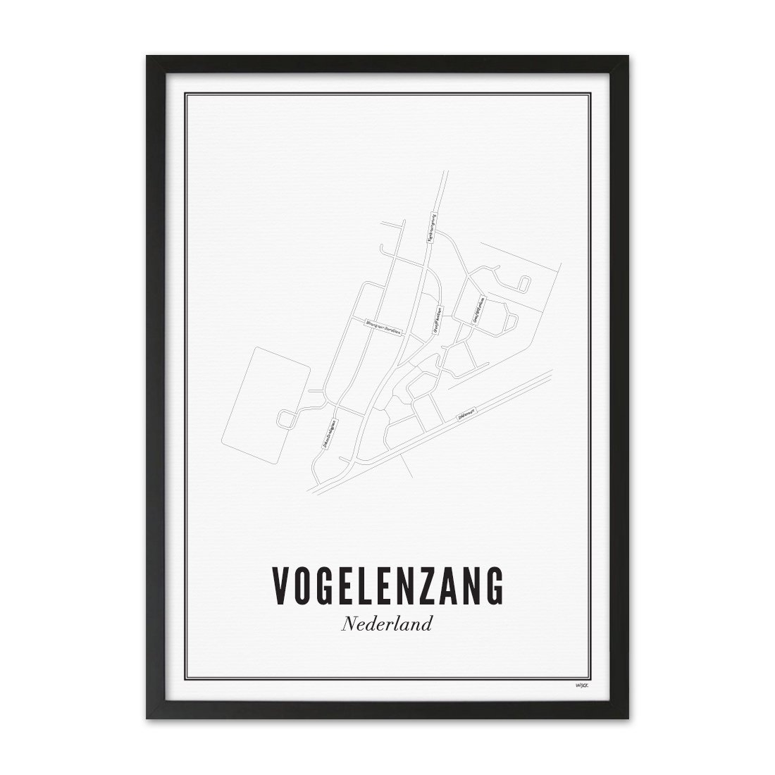 Poster of Vogelenzang - Stad | WIJCK.