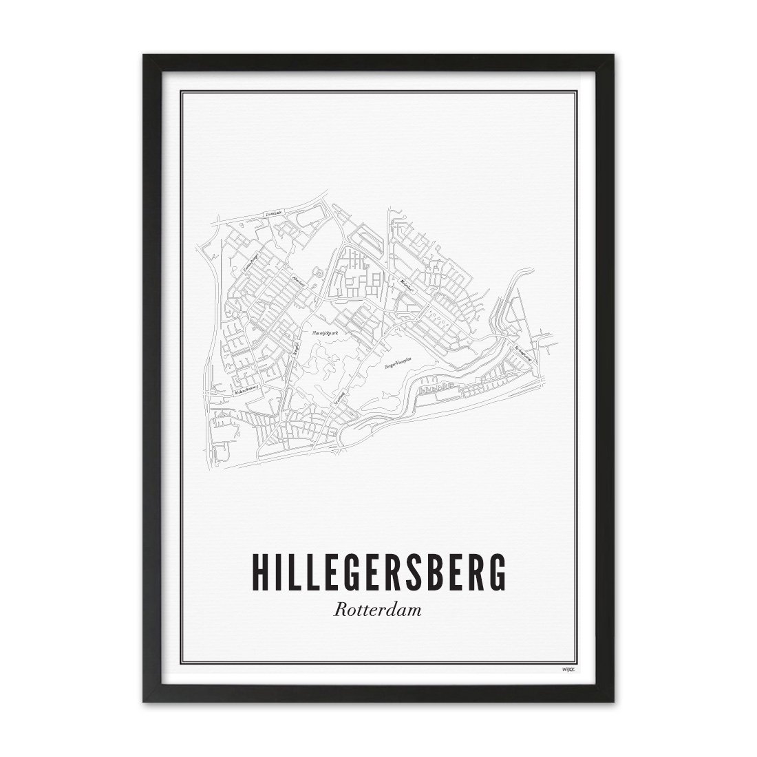 Affiches de Rotterdam - Hillegersberg | WIJCK.