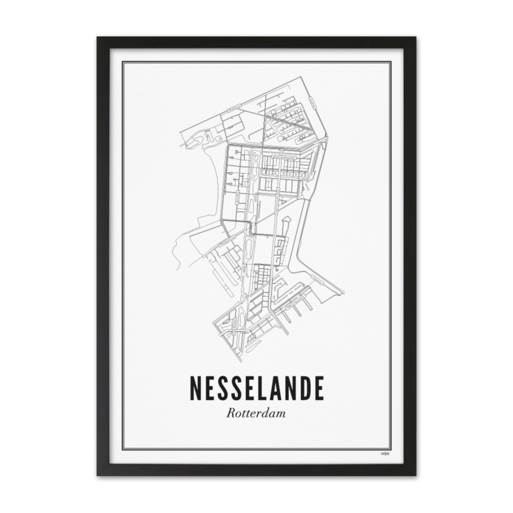 Poster van Rotterdam - Nesselande | WIJCK. 