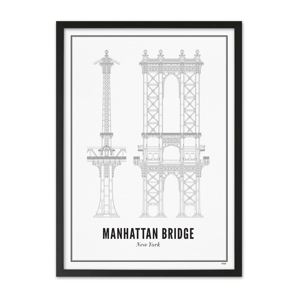 Poster van Manhattan Bridge | WIJCK. 
