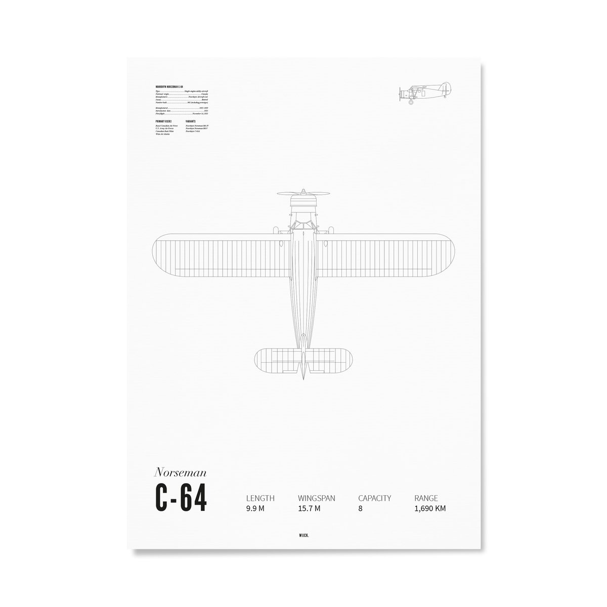 Poster von Norseman C-64 | WIJCK.