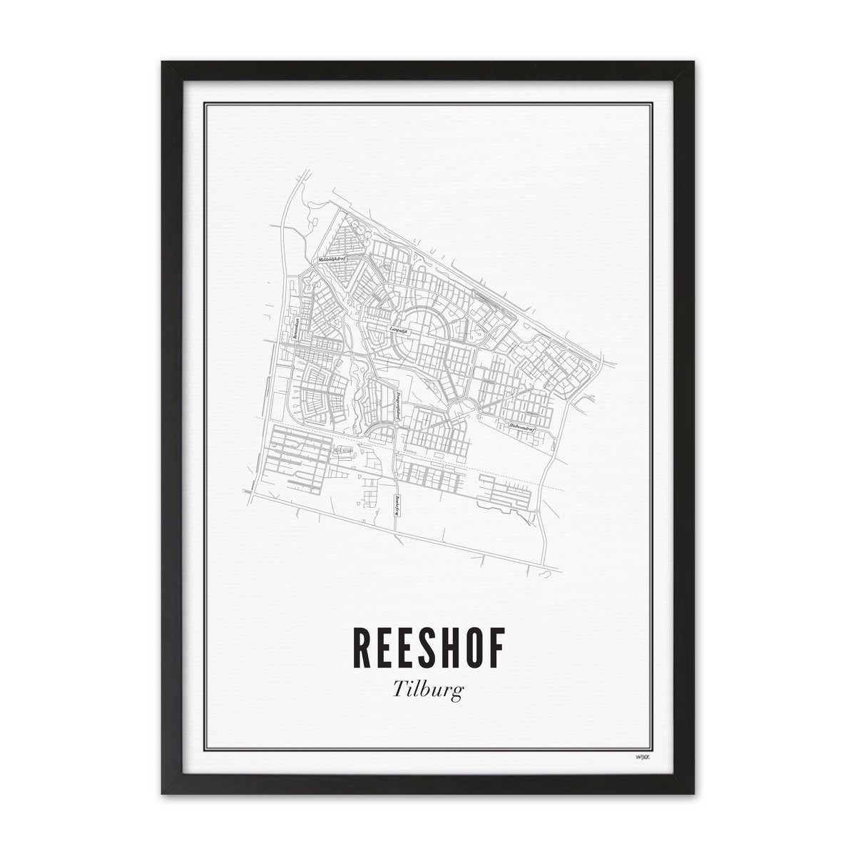 Affiches de Tilburg - Reeshof | WIJCK.