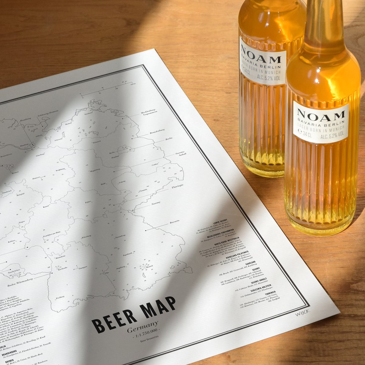 Poster van Bier Poster - Duitsland | WIJCK. 