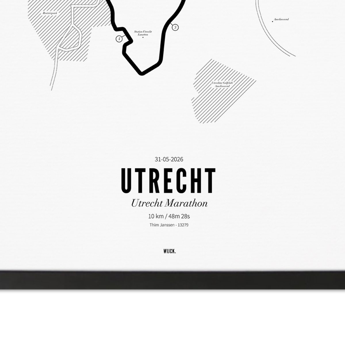 Poster von 10km Marathon Utrecht 2026 | WIJCK.