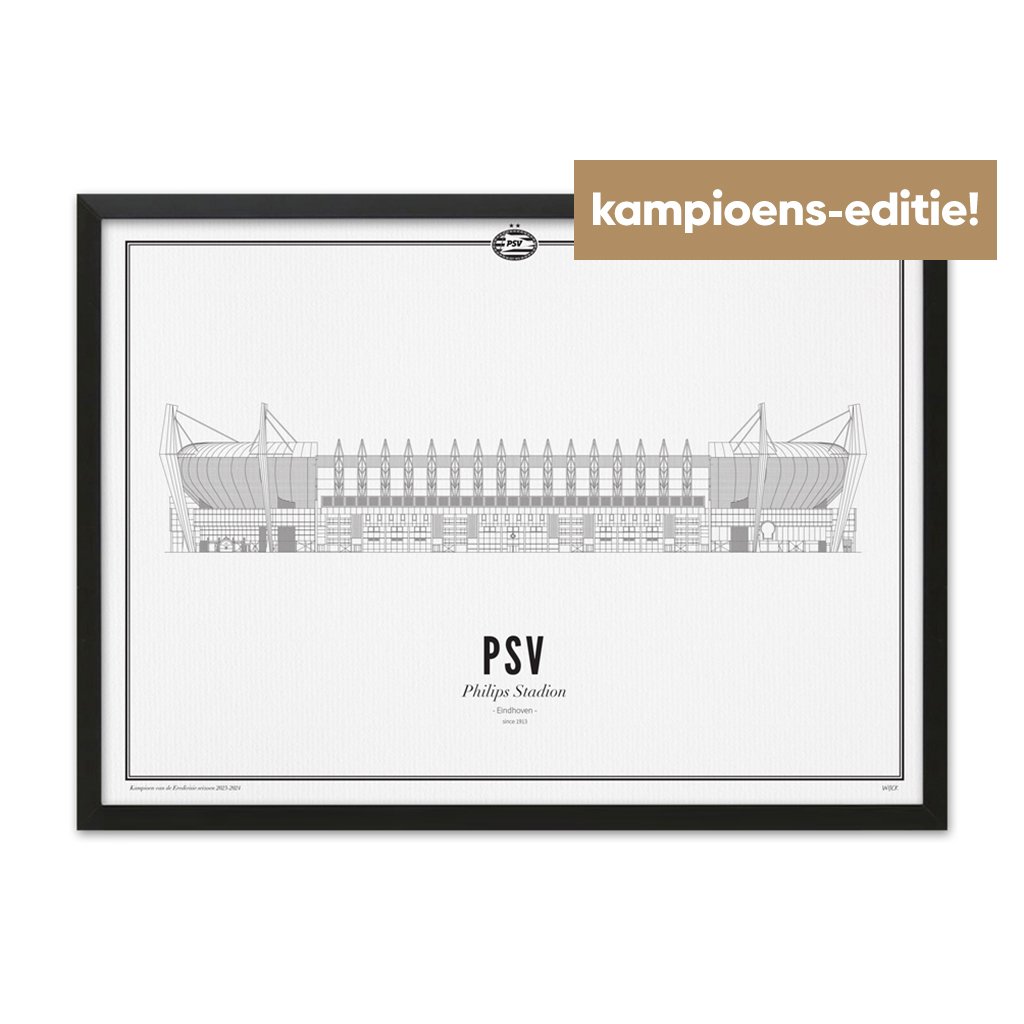 PSV Poster - Kampioens Editie 2024-2025