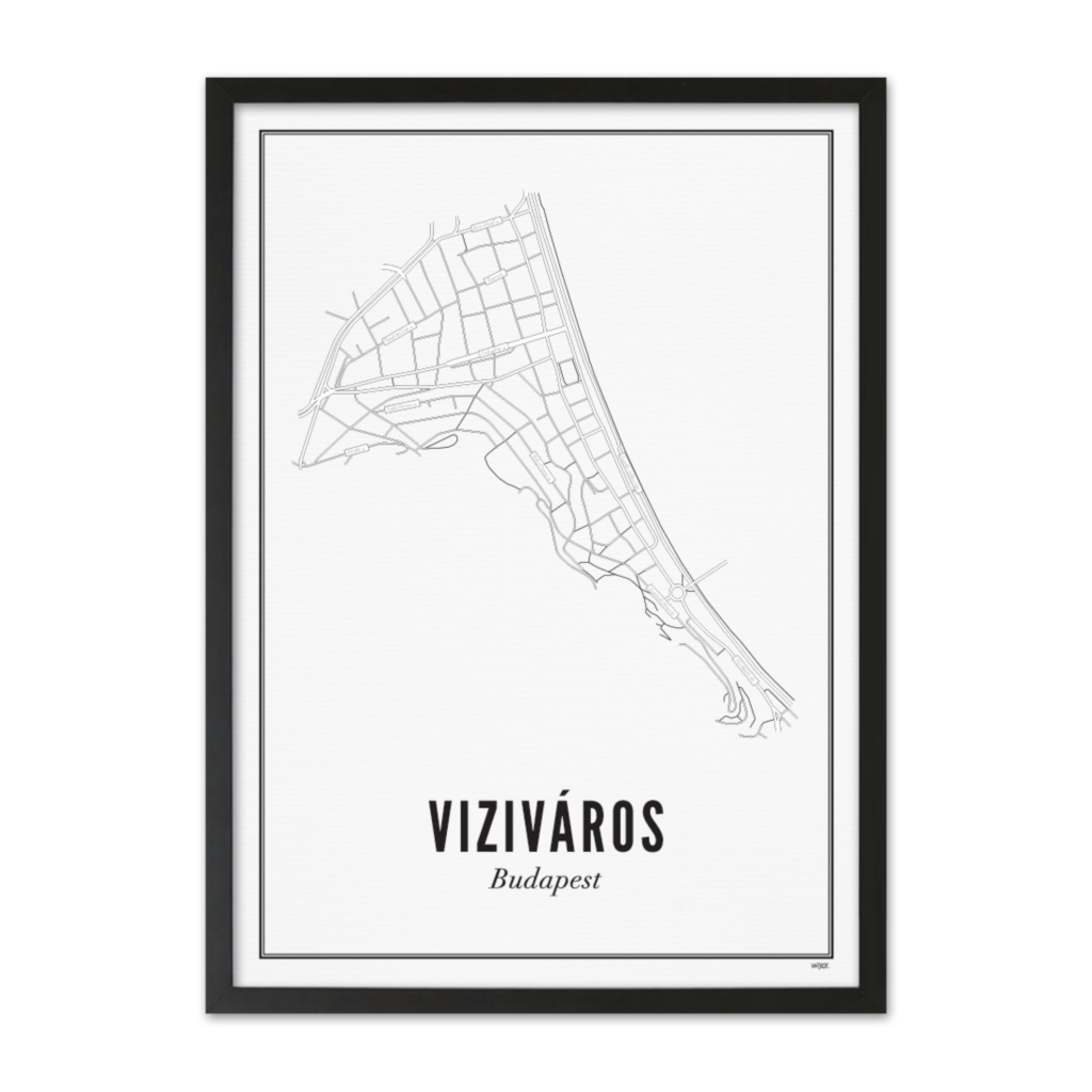 Poster of Budapest - Viziváros | WIJCK.
