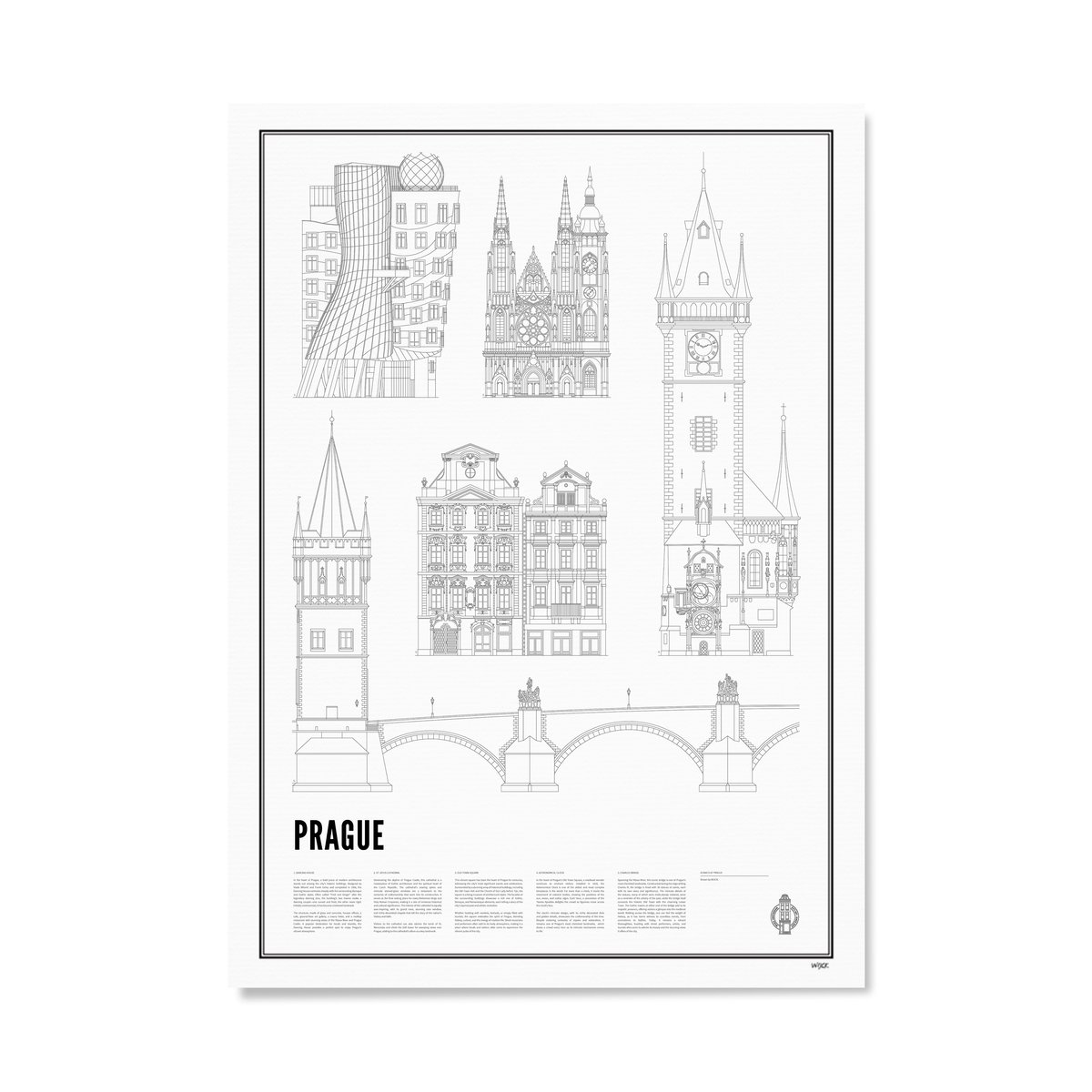 Affiches de Iconics of Prague | WIJCK.