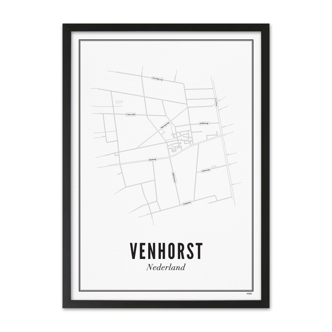 Poster van Venhorst - Stad | WIJCK. 
