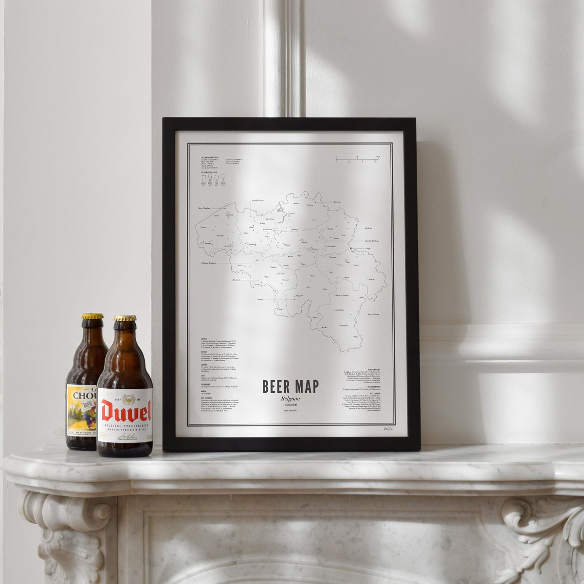 Poster van Bier Poster - België | WIJCK. 