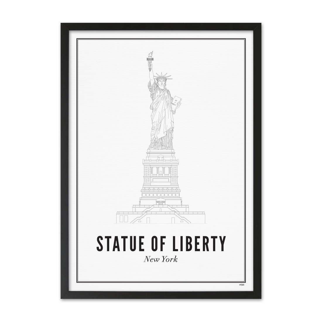Poster of New York - Statue of Liberty | WIJCK.