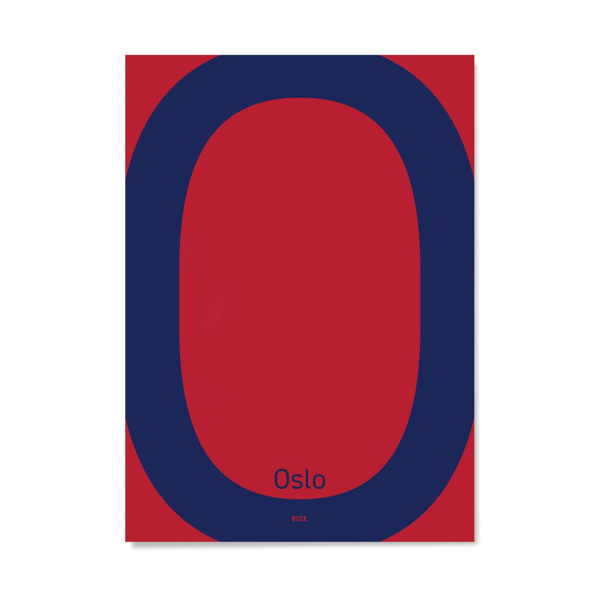 Poster von O von Oslo | WIJCK.