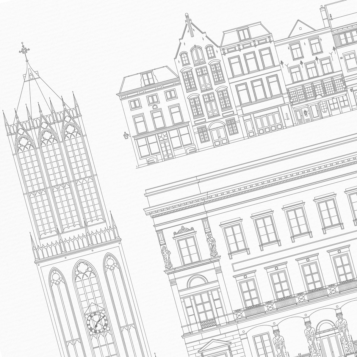 Poster von Iconics of Utrecht | WIJCK.