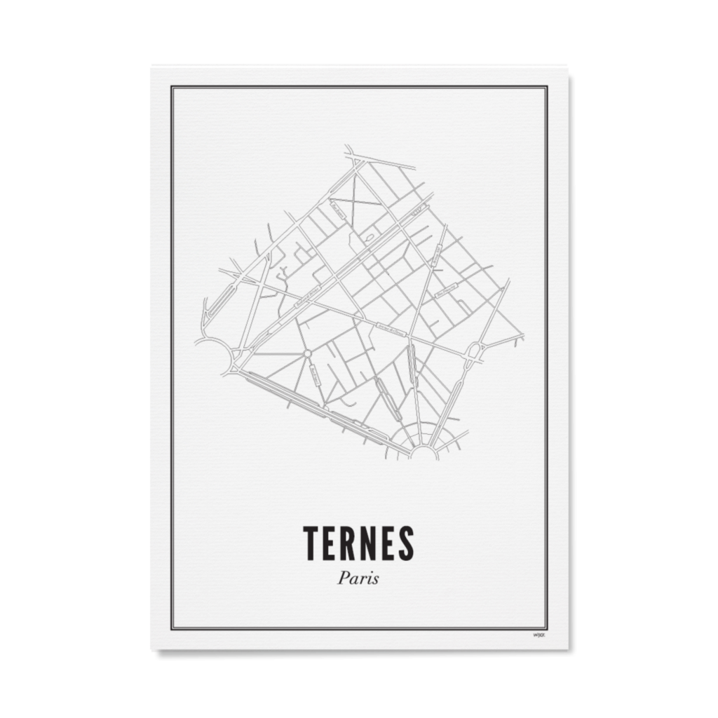 Poster van Parijs - Ternes | WIJCK. 